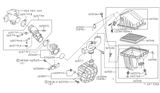 Diagram for 1996 Nissan 200SX Air Intake Coupling - 16579-65Y10