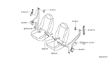 Diagram for 2008 Nissan Maxima Seat Belt - 86843-7Y082