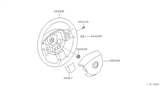 Diagram for Nissan Maxima Steering Wheel - 48430-7Y600