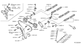 Diagram for 2008 Nissan Maxima Timing Chain Guide - 13091-ZK00A