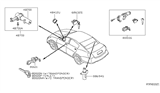 Diagram for 2008 Nissan Maxima Ignition Lock Assembly - D8700-CB01A