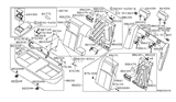 Diagram for 2007 Nissan Maxima Seat Cover - 88670-ZK30C