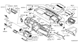 Diagram for 2008 Nissan Versa Glove Box - 68520-EM32A