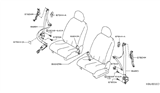 Diagram for 2012 Nissan Versa Seat Belt - 86842-EM39A