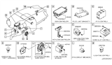 Diagram for Nissan Murano Body Control Module - 284B1-1GR8C