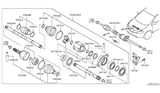 Diagram for 2014 Nissan Quest CV Boot - C924A-1AA0A