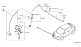 Diagram for 2013 Nissan Murano Washer Reservoir - 28910-1GR0A