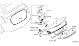 Diagram for Nissan Murano Trunk Latch - 84631-1GR0A