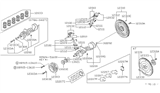 Diagram for Nissan Pathfinder Piston Ring Set - 12033-15G10