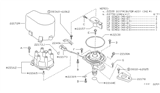 Diagram for Nissan Pathfinder Distributor Rotor - 22157-85E00