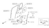 Diagram for Nissan Window Crank Handles - 80760-50A11