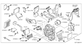 Diagram for 2013 Nissan NV Blower Motor - 27226-3LM0A