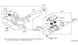 Diagram for 2015 Nissan NV Brake Fluid Level Sensor - 46048-EW80A