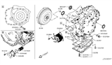 Diagram for Nissan Sentra Torque Converter - 31100-1XF00