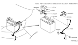 Diagram for 2016 Nissan NV Battery Terminal - 24340-8Y21C