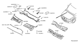 Diagram for Nissan NV Weather Strip - 66830-1PA0A