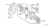 Diagram for 2020 Nissan Titan Brake Caliper Repair Kit - 41120-ET01A