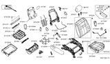 Diagram for 2021 Nissan NV Seat Cover - 87320-9JB0A