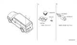 Diagram for 2013 Nissan NV Door Jamb Switch - 25360-1PA0A