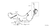 Diagram for 2012 Nissan NV Automatic Transmission Shifter - 34101-1PA0A