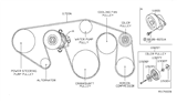Diagram for Nissan Xterra Drive Belt - 11720-EA200