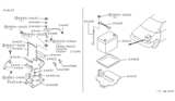 Diagram for Nissan Sentra Battery Tray - 24420-M6600