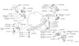 Diagram for 1989 Nissan Axxess Motor And Transmission Mount - 11210-30R00