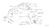 Diagram for 1990 Nissan Axxess Throttle Cable - 18201-30R10