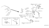 Diagram for 1994 Nissan Axxess Tailgate Handle - 90606-30R00