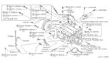 Diagram for 1994 Nissan Axxess Transmission Assembly - 31020-23X23