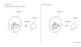 Diagram for Nissan Axxess Steering Wheel - 48410-30R11