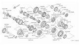 Diagram for Nissan Datsun 310 Synchronizer Ring - 32604-M3000