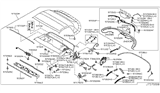 Diagram for 2003 Nissan 350Z Convertible Top Motor - 97092-CE400