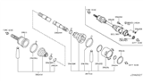 Diagram for Nissan 350Z Axle Shaft - 39601-AR400