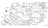 Diagram for 2007 Nissan 350Z License Plate - 96212-CF40A
