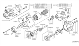 Diagram for Nissan 350Z Starter Drive - 23312-EV10B
