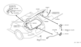 Diagram for Nissan 350Z Tailgate Lock - 84631-CF00A
