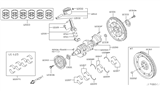 Diagram for Nissan 350Z Piston Ring Set - 12035-AC700