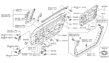 Diagram for 2004 Nissan 350Z Body Mount Hole Plug - 88796-WF110