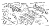 Diagram for Nissan 350Z Floor Pan - 74514-CD030