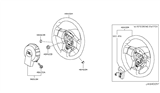 Diagram for Nissan 350Z Steering Wheel - 48430-CD000