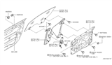 Diagram for Nissan Window Motor - 80731-CD00A