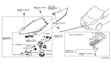 Diagram for 2020 Nissan Sentra Headlight Bulb - 26296-8991A