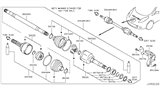 Diagram for Nissan Leaf Axle Shaft - 39204-3NA0B