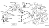 Diagram for 2012 Nissan Leaf Radiator Hose - 21501-3NA0B
