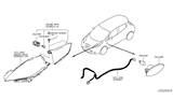 Diagram for Nissan Juke Side Marker Light - 26160-8990A