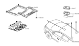 Diagram for 2015 Nissan Murano Dome Light - 26460-3GH0A