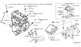 Diagram for 2014 Nissan Pathfinder Crankshaft Position Sensor - 23731-3JT5A