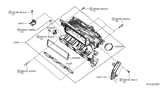 Diagram for 2016 Nissan Murano Intake Manifold Gasket - 16175-3KY0A