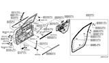 Diagram for Nissan Pathfinder Body Mount Hole Plug - 80874-AM800